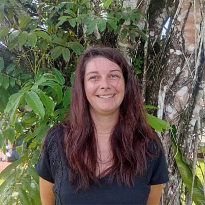 Portrait de Gwenn Conservatrice de la Réserve Naturelle Nationale de Kaw-Roura et salarié du CEN Guyane.