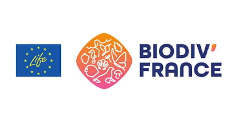Logo Europe Life Biodiv' France.